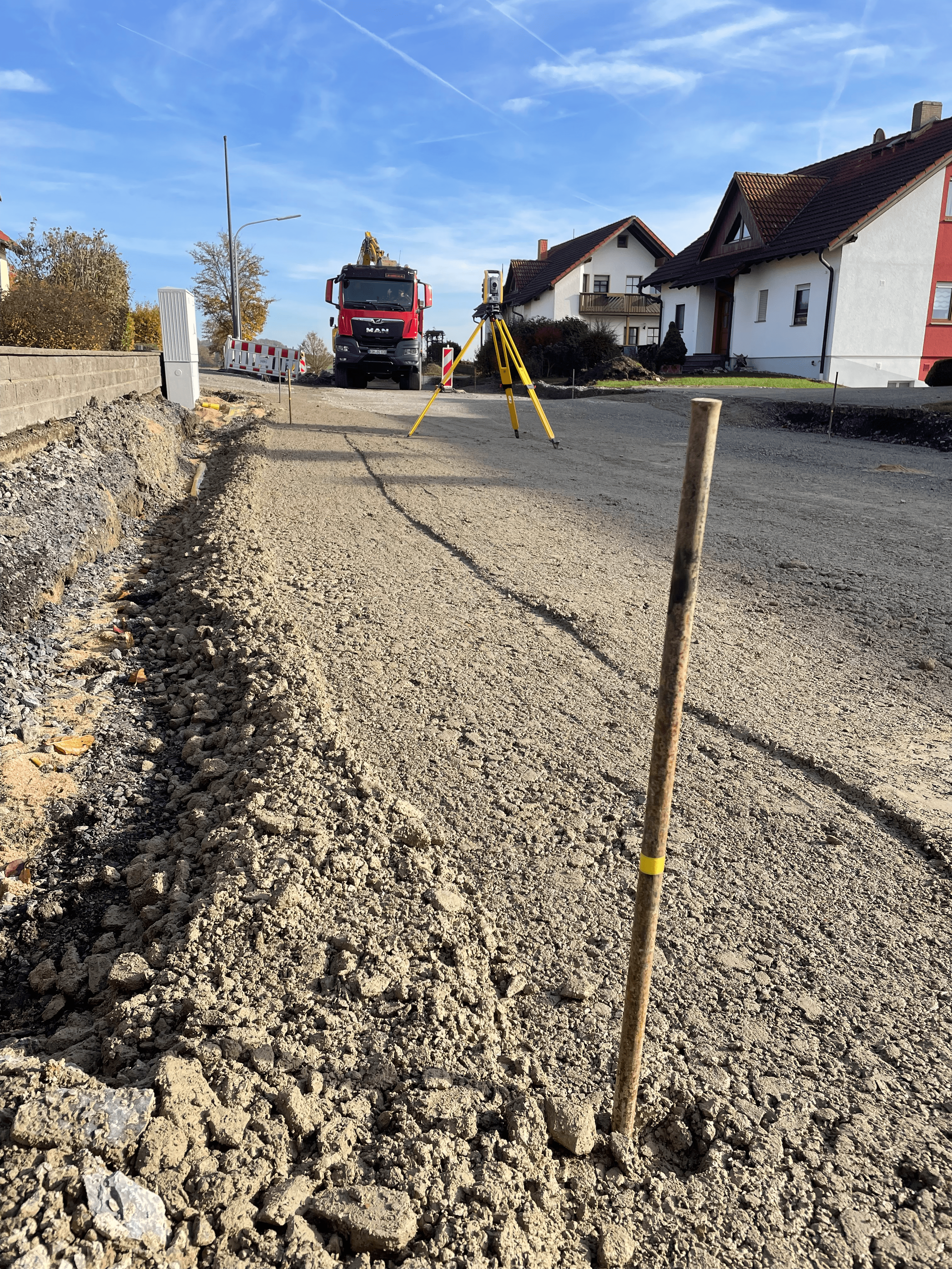 Baubegleitende Vermessung bei Vermessung TT